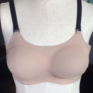 Reversible black/nude padded bra by knix
